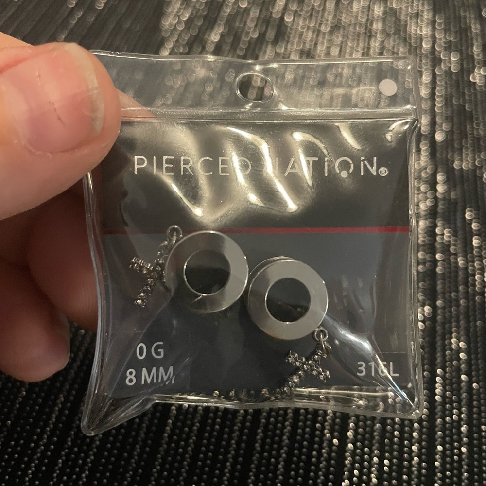 Spencers Pierced Nation Earrings/Plugs NWT